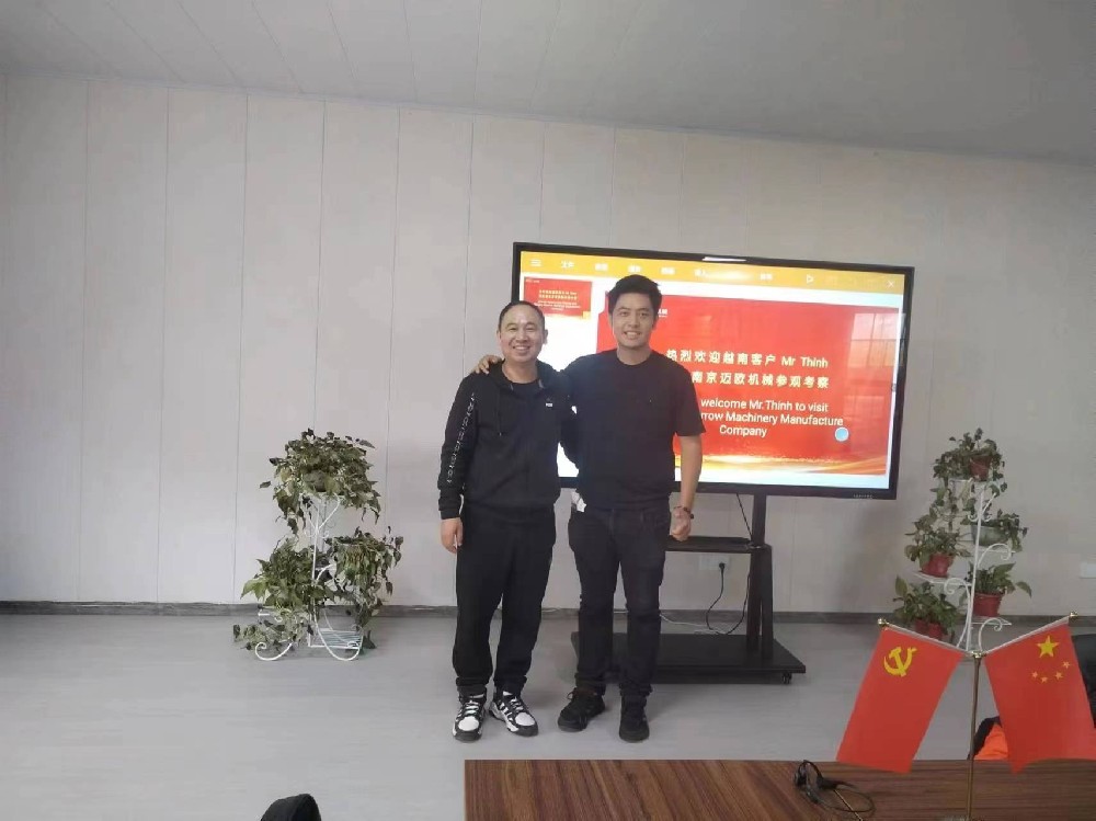 越南、印度客戶來我司參觀考察